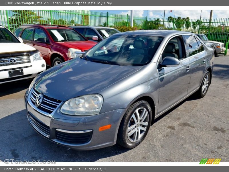 Blue Graphite Metallic / Grey 2006 Volkswagen Jetta 2.5 Sedan