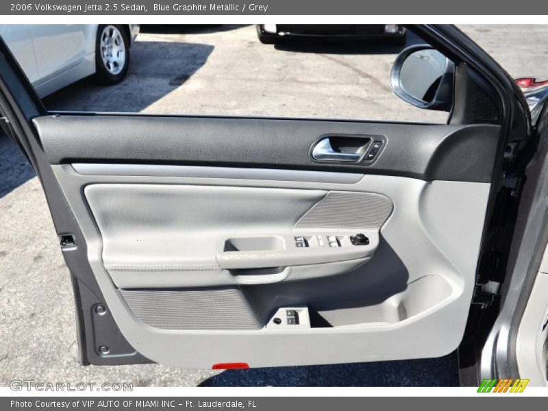 Blue Graphite Metallic / Grey 2006 Volkswagen Jetta 2.5 Sedan