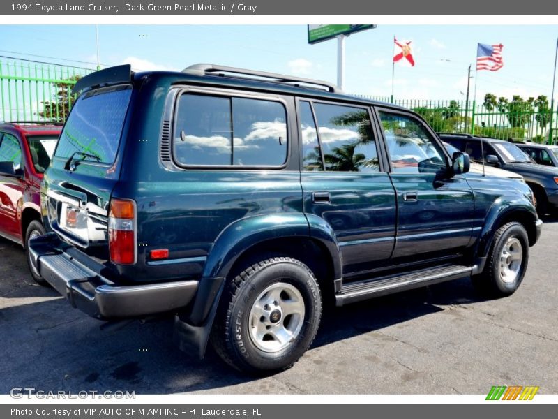 Dark Green Pearl Metallic / Gray 1994 Toyota Land Cruiser