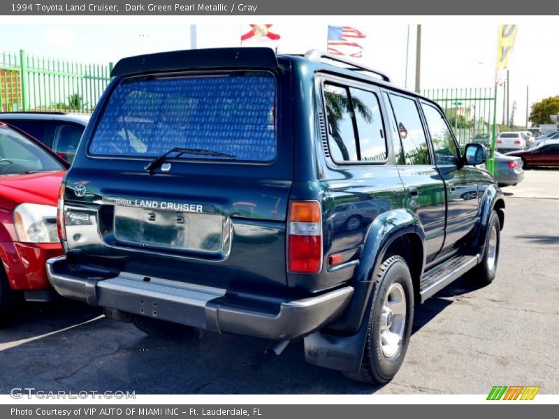 Dark Green Pearl Metallic / Gray 1994 Toyota Land Cruiser