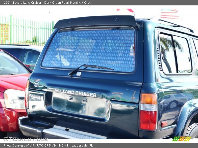 Dark Green Pearl Metallic / Gray 1994 Toyota Land Cruiser