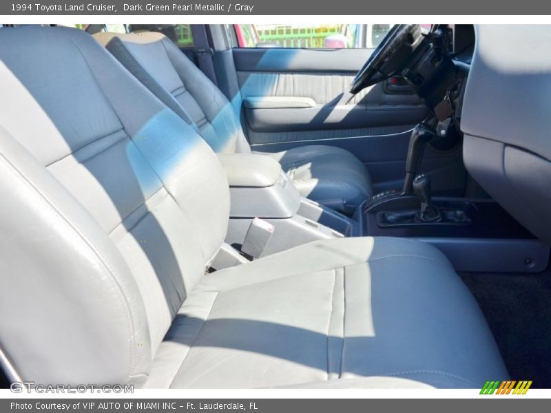 Dark Green Pearl Metallic / Gray 1994 Toyota Land Cruiser