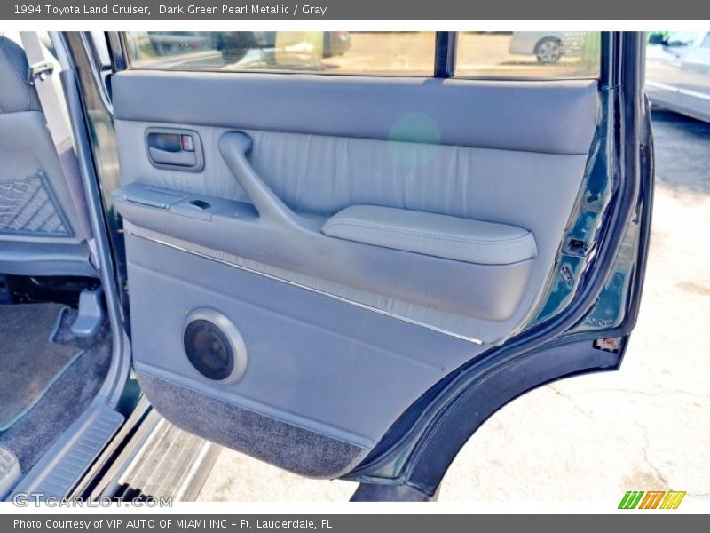 Dark Green Pearl Metallic / Gray 1994 Toyota Land Cruiser