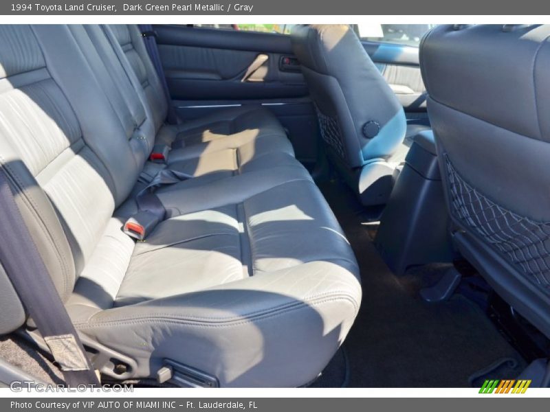 Dark Green Pearl Metallic / Gray 1994 Toyota Land Cruiser