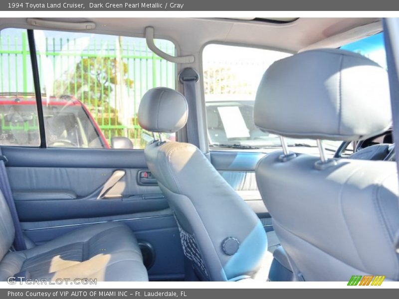 Dark Green Pearl Metallic / Gray 1994 Toyota Land Cruiser