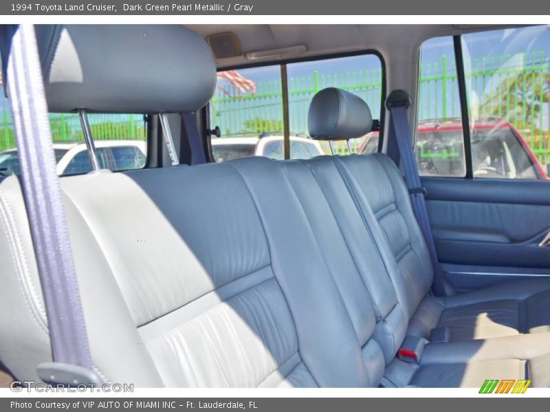 Dark Green Pearl Metallic / Gray 1994 Toyota Land Cruiser