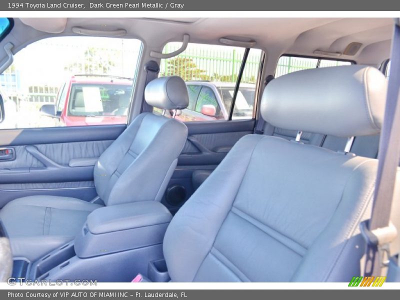 Dark Green Pearl Metallic / Gray 1994 Toyota Land Cruiser
