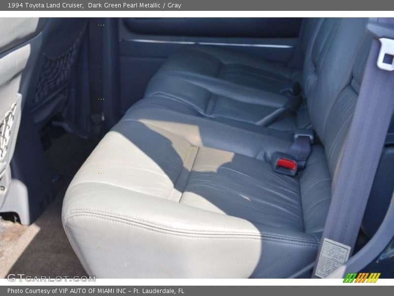 Dark Green Pearl Metallic / Gray 1994 Toyota Land Cruiser