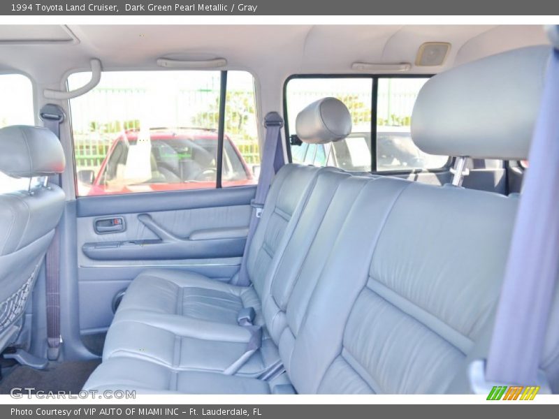 Dark Green Pearl Metallic / Gray 1994 Toyota Land Cruiser