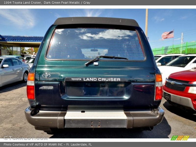 Dark Green Pearl Metallic / Gray 1994 Toyota Land Cruiser