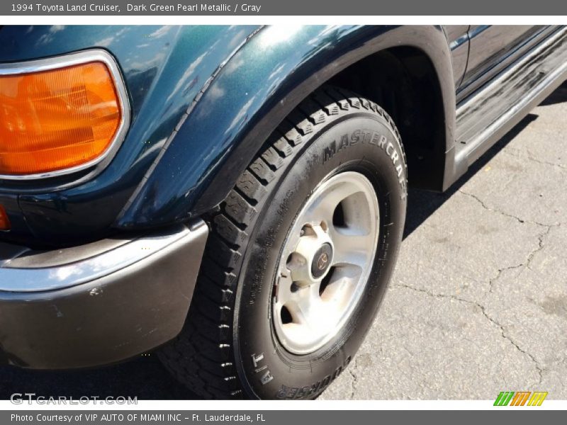 Dark Green Pearl Metallic / Gray 1994 Toyota Land Cruiser
