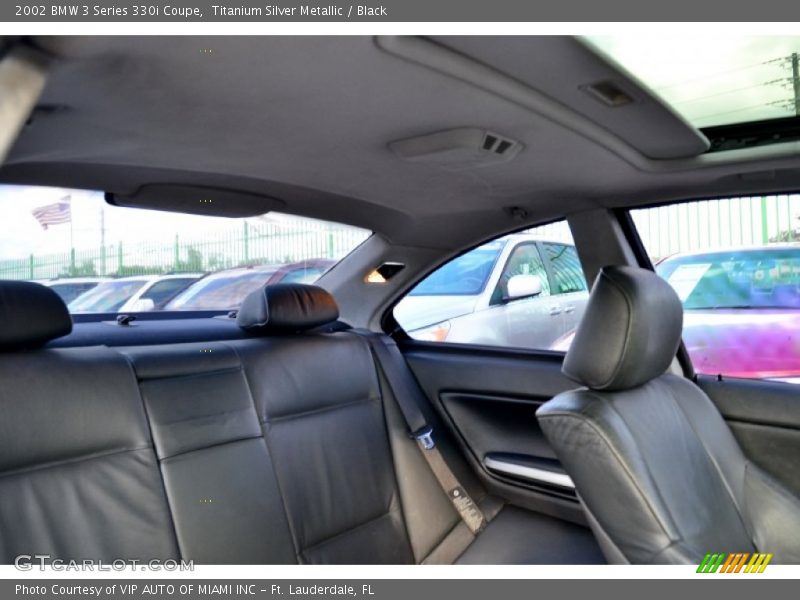 Titanium Silver Metallic / Black 2002 BMW 3 Series 330i Coupe