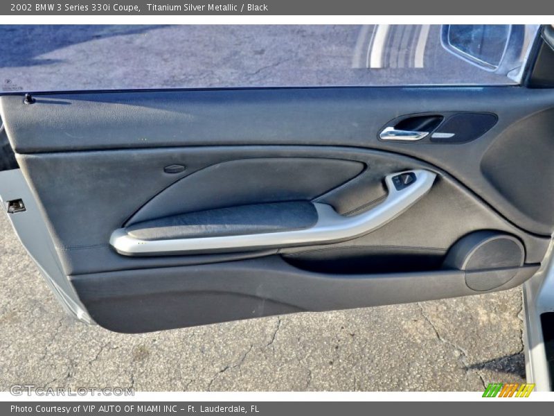 Titanium Silver Metallic / Black 2002 BMW 3 Series 330i Coupe