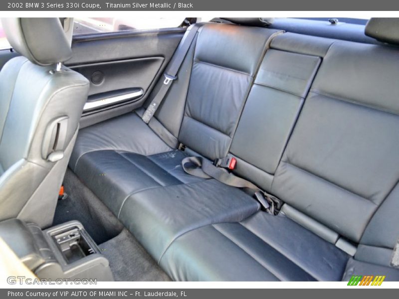 Rear Seat of 2002 3 Series 330i Coupe