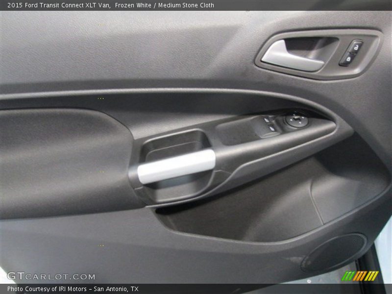 Frozen White / Medium Stone Cloth 2015 Ford Transit Connect XLT Van