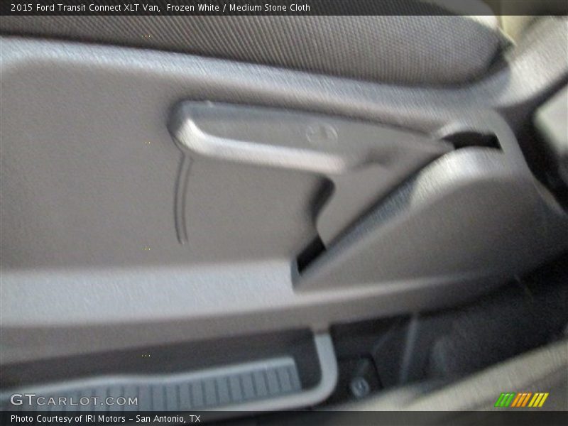 Frozen White / Medium Stone Cloth 2015 Ford Transit Connect XLT Van