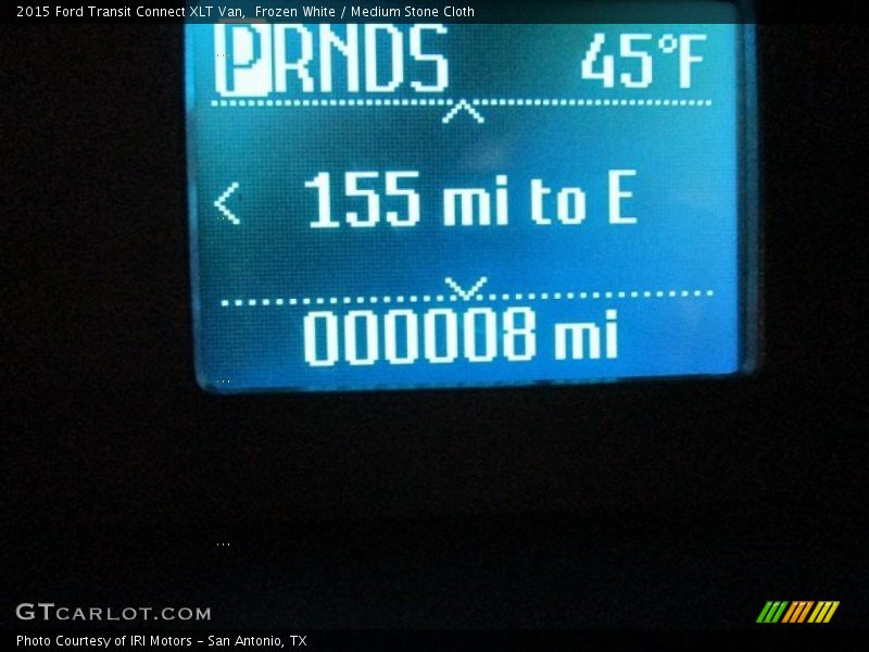 Frozen White / Medium Stone Cloth 2015 Ford Transit Connect XLT Van