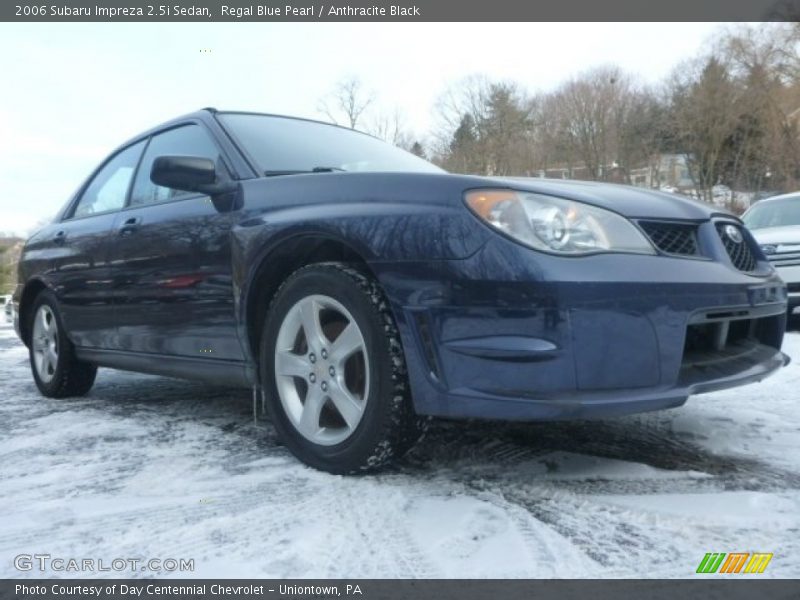 Regal Blue Pearl / Anthracite Black 2006 Subaru Impreza 2.5i Sedan