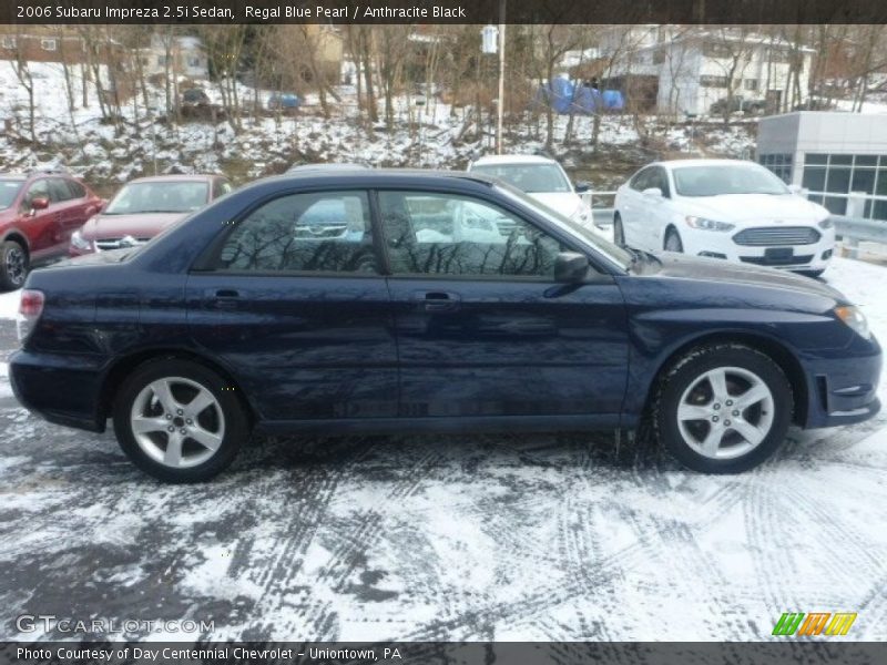 Regal Blue Pearl / Anthracite Black 2006 Subaru Impreza 2.5i Sedan