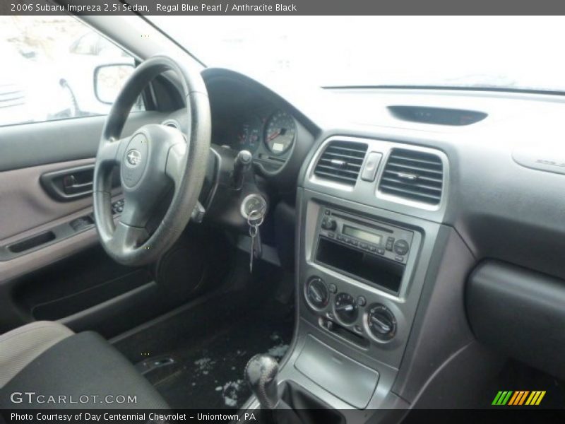 Regal Blue Pearl / Anthracite Black 2006 Subaru Impreza 2.5i Sedan