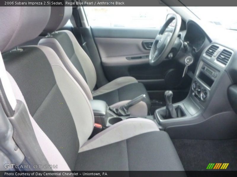 Regal Blue Pearl / Anthracite Black 2006 Subaru Impreza 2.5i Sedan