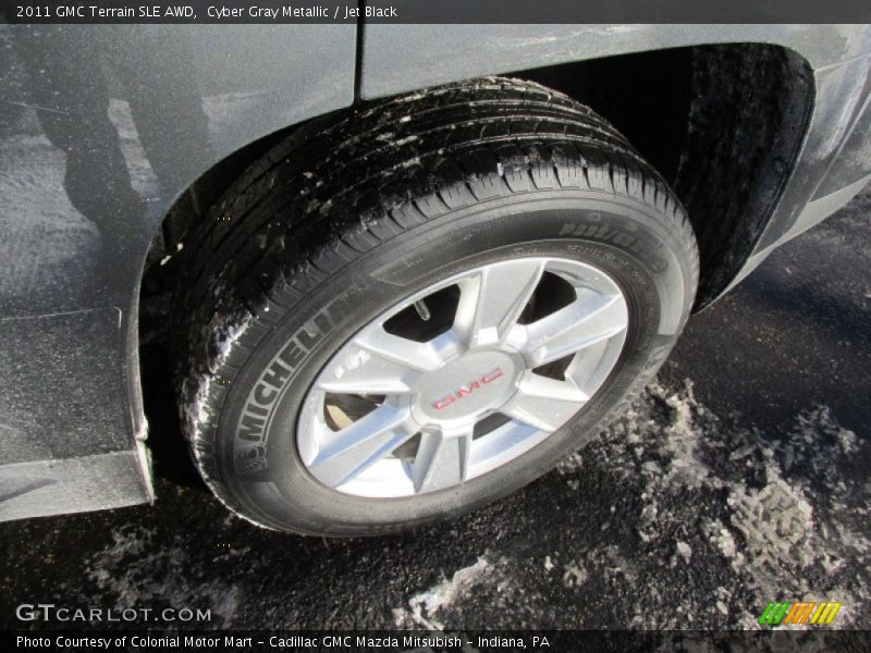 Cyber Gray Metallic / Jet Black 2011 GMC Terrain SLE AWD
