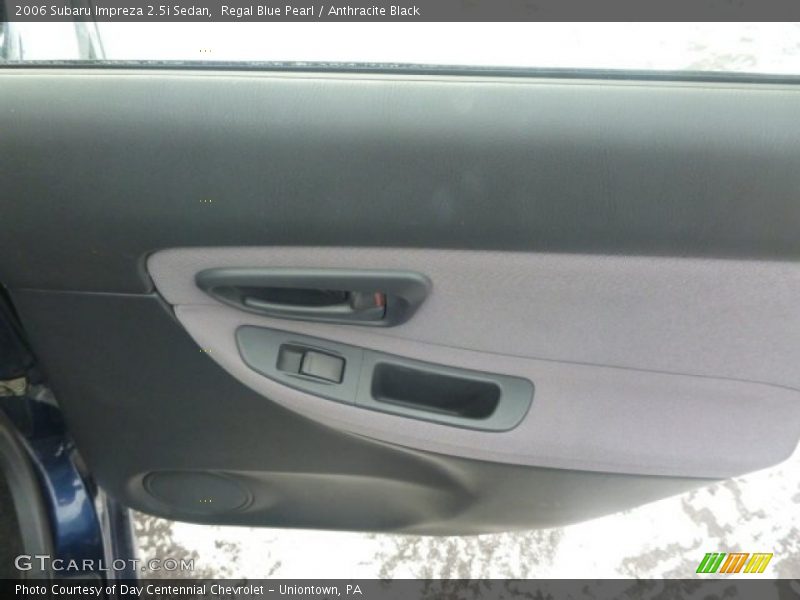 Regal Blue Pearl / Anthracite Black 2006 Subaru Impreza 2.5i Sedan