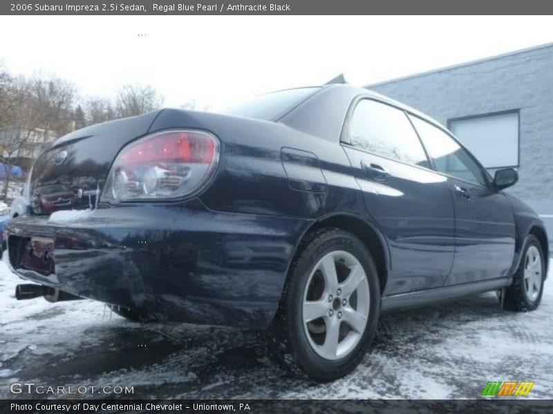 Regal Blue Pearl / Anthracite Black 2006 Subaru Impreza 2.5i Sedan