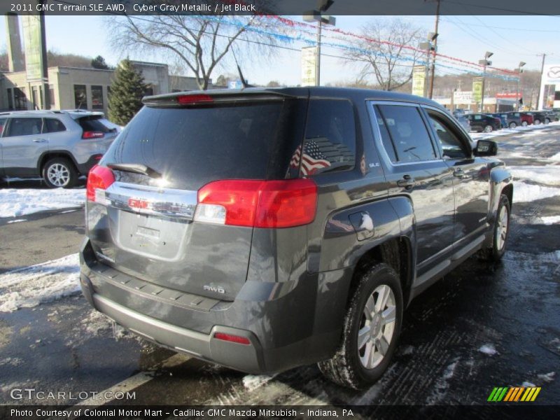 Cyber Gray Metallic / Jet Black 2011 GMC Terrain SLE AWD