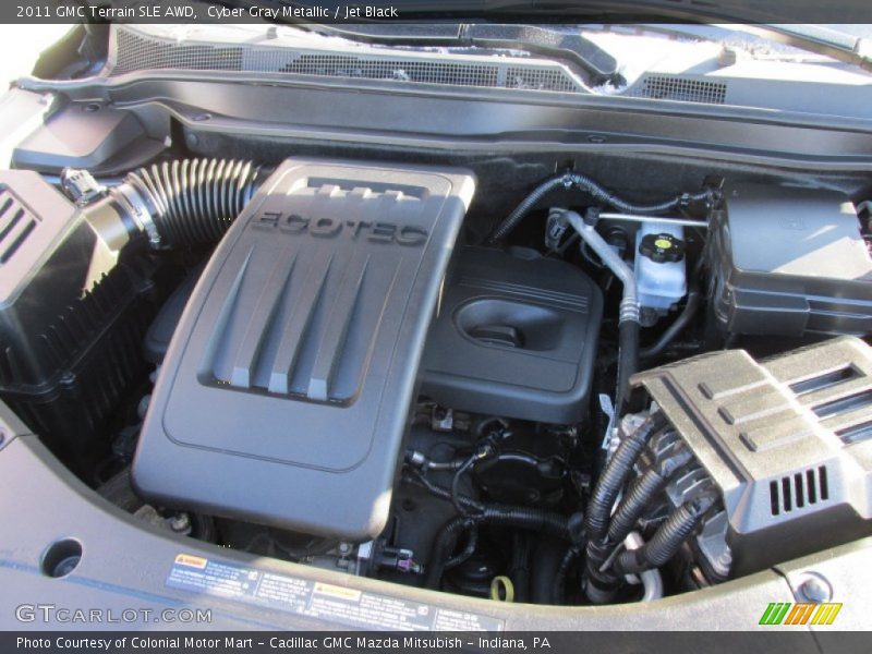 Cyber Gray Metallic / Jet Black 2011 GMC Terrain SLE AWD