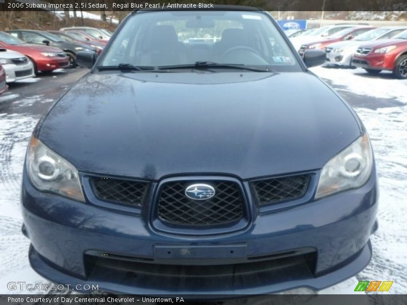 Regal Blue Pearl / Anthracite Black 2006 Subaru Impreza 2.5i Sedan