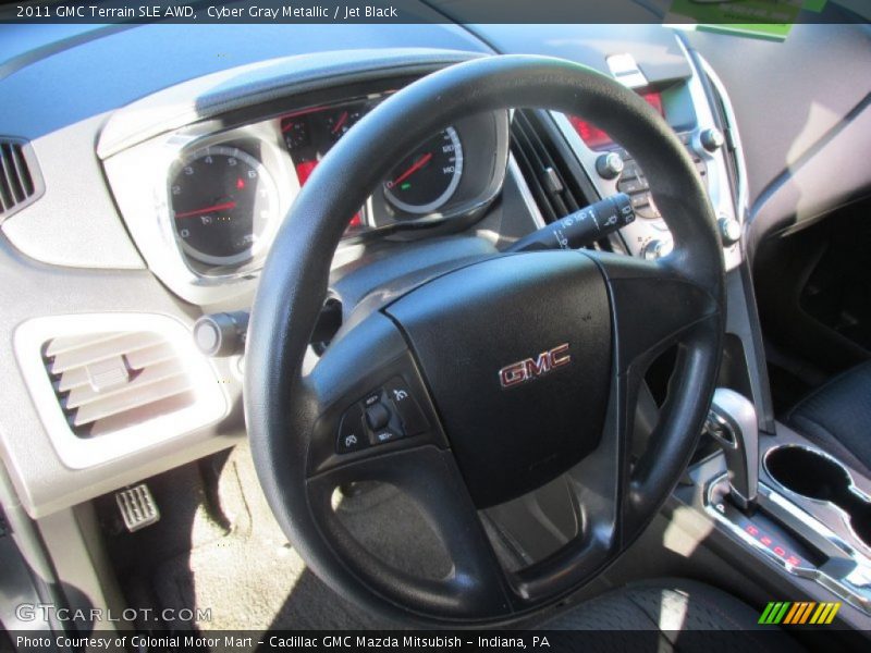 Cyber Gray Metallic / Jet Black 2011 GMC Terrain SLE AWD