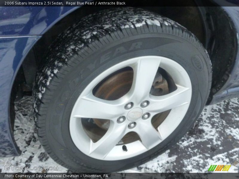 Regal Blue Pearl / Anthracite Black 2006 Subaru Impreza 2.5i Sedan