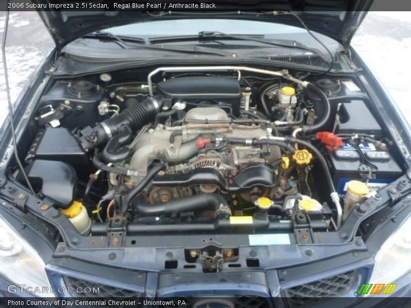 Regal Blue Pearl / Anthracite Black 2006 Subaru Impreza 2.5i Sedan