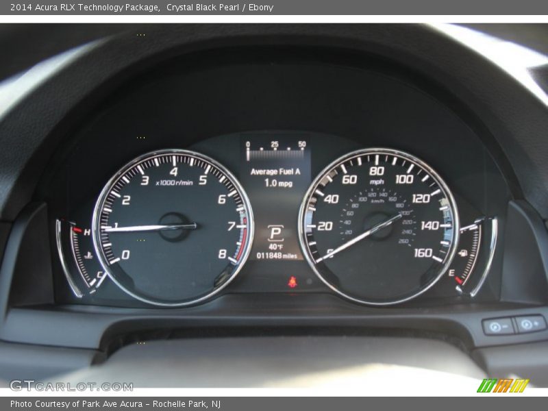 Crystal Black Pearl / Ebony 2014 Acura RLX Technology Package