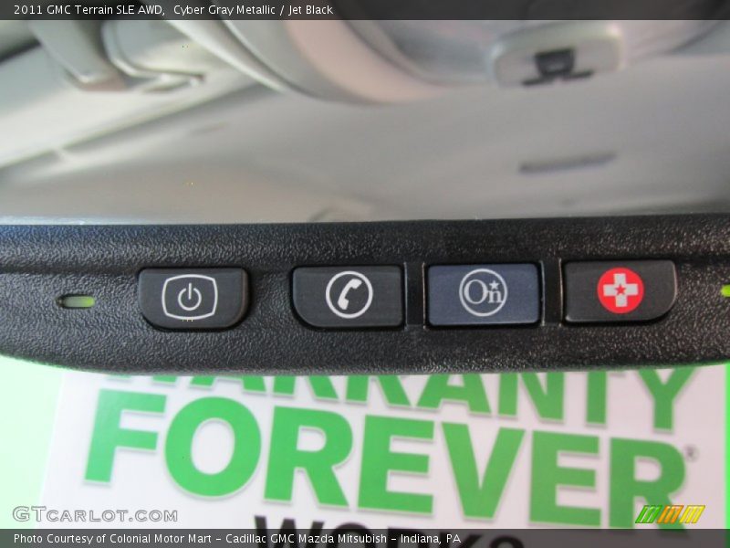 Cyber Gray Metallic / Jet Black 2011 GMC Terrain SLE AWD