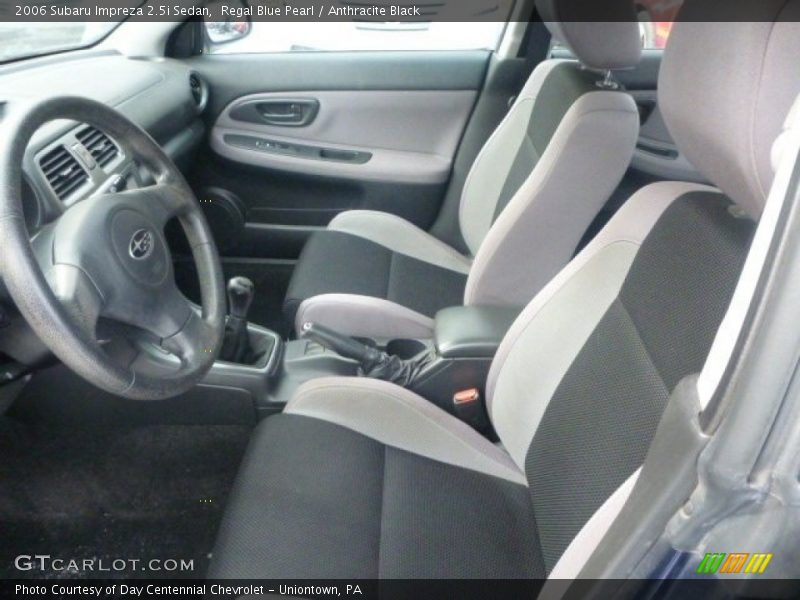 Regal Blue Pearl / Anthracite Black 2006 Subaru Impreza 2.5i Sedan
