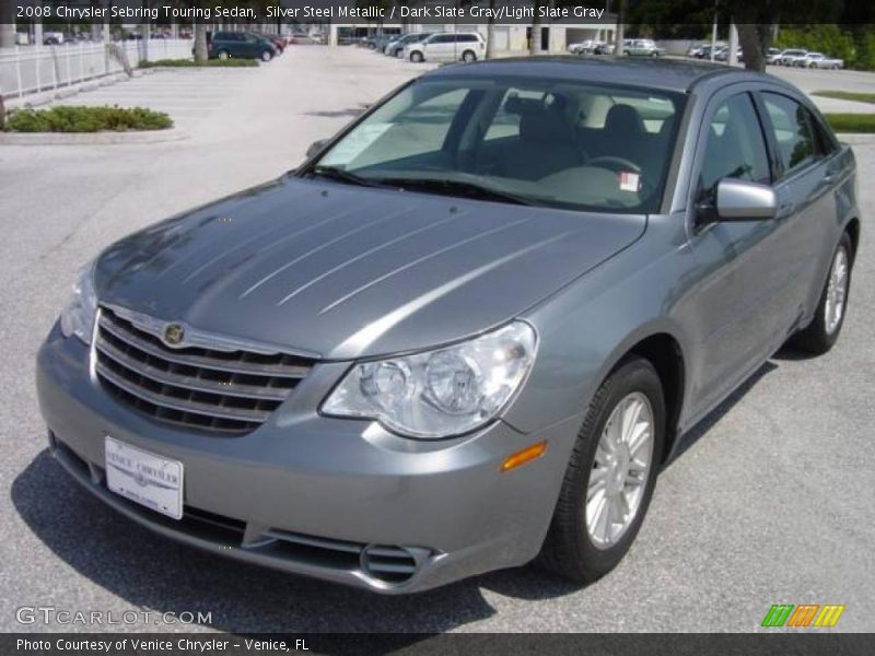 Silver Steel Metallic / Dark Slate Gray/Light Slate Gray 2008 Chrysler Sebring Touring Sedan