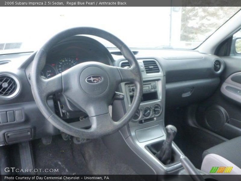 Regal Blue Pearl / Anthracite Black 2006 Subaru Impreza 2.5i Sedan