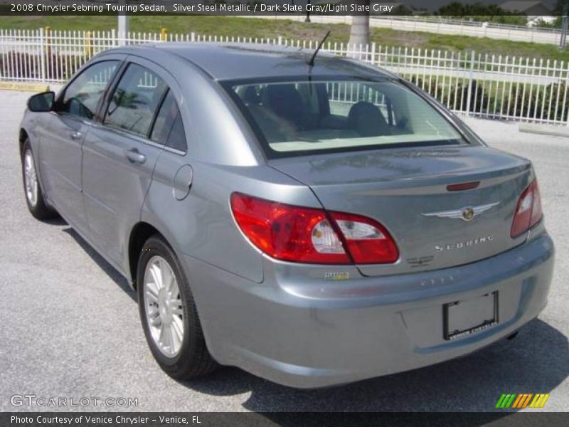 Silver Steel Metallic / Dark Slate Gray/Light Slate Gray 2008 Chrysler Sebring Touring Sedan