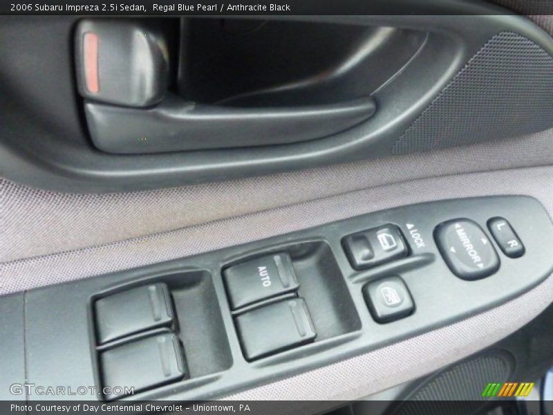 Regal Blue Pearl / Anthracite Black 2006 Subaru Impreza 2.5i Sedan