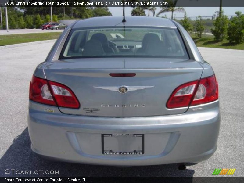 Silver Steel Metallic / Dark Slate Gray/Light Slate Gray 2008 Chrysler Sebring Touring Sedan