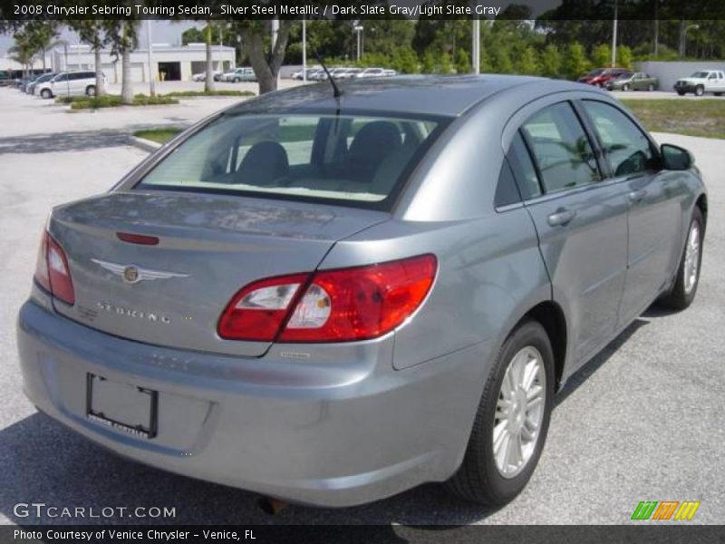 Silver Steel Metallic / Dark Slate Gray/Light Slate Gray 2008 Chrysler Sebring Touring Sedan