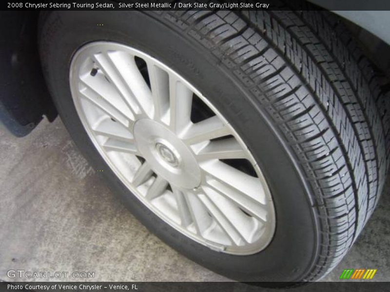 Silver Steel Metallic / Dark Slate Gray/Light Slate Gray 2008 Chrysler Sebring Touring Sedan