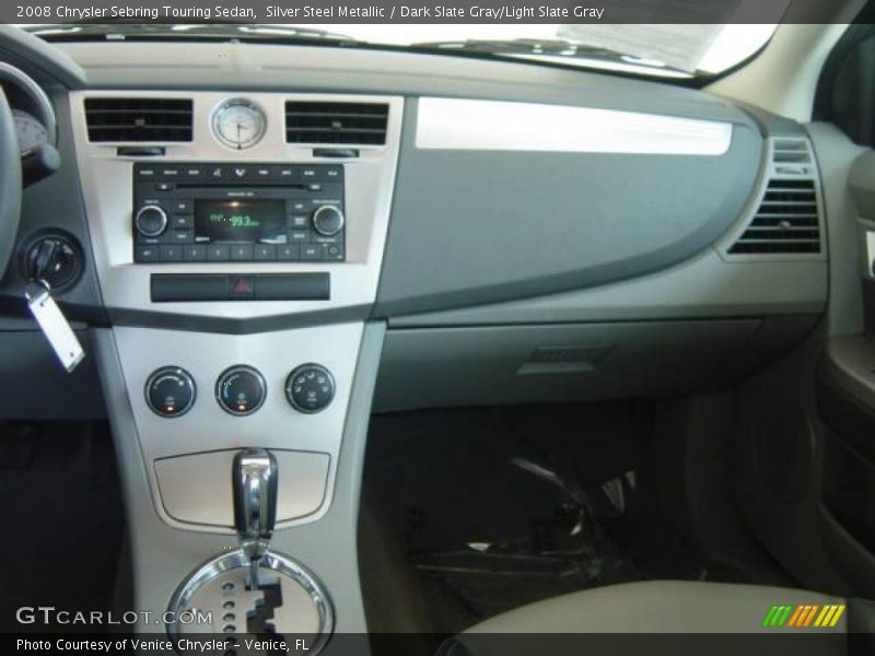 Silver Steel Metallic / Dark Slate Gray/Light Slate Gray 2008 Chrysler Sebring Touring Sedan
