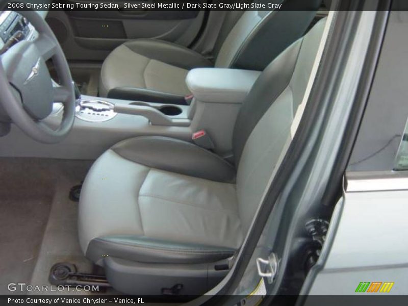 Silver Steel Metallic / Dark Slate Gray/Light Slate Gray 2008 Chrysler Sebring Touring Sedan