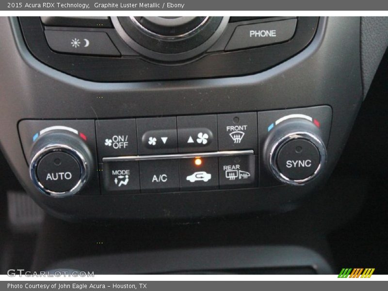 Graphite Luster Metallic / Ebony 2015 Acura RDX Technology
