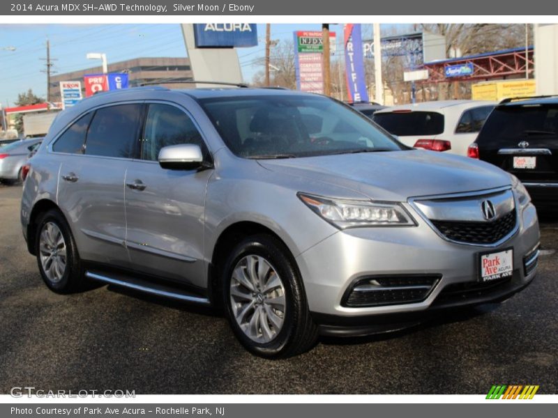 Silver Moon / Ebony 2014 Acura MDX SH-AWD Technology