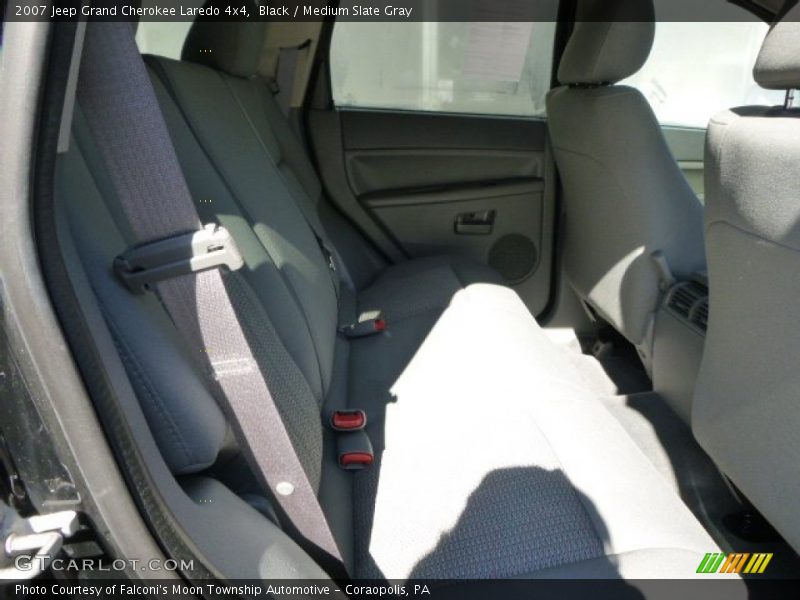 Black / Medium Slate Gray 2007 Jeep Grand Cherokee Laredo 4x4