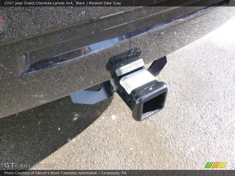 Black / Medium Slate Gray 2007 Jeep Grand Cherokee Laredo 4x4